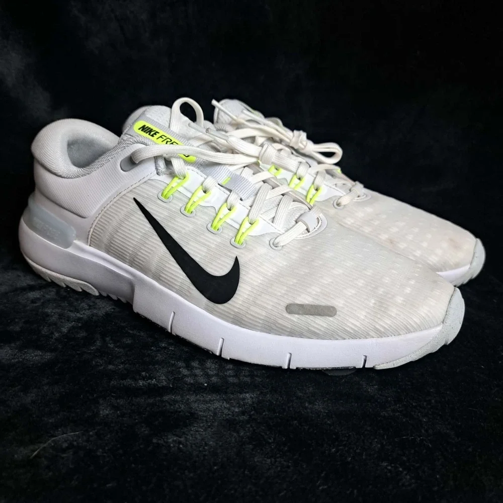 Nike Free Golf NN Golf Shoes Men's Size 9 White Black Volt FN0332-101